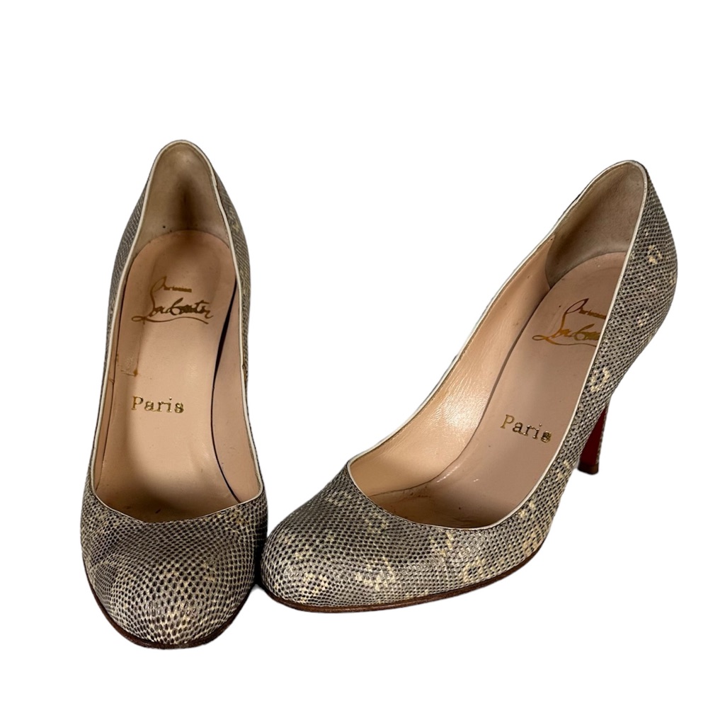 Christian Louboutin Snake Skin Pumps